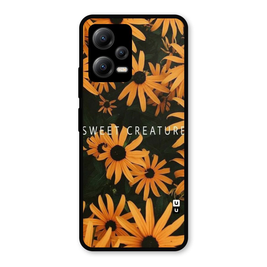 Sweet Creature Metal Back Case for Redmi Note 12 5G
