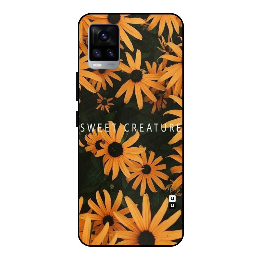 Sweet Creature Metal Back Case for Vivo V20 2021
