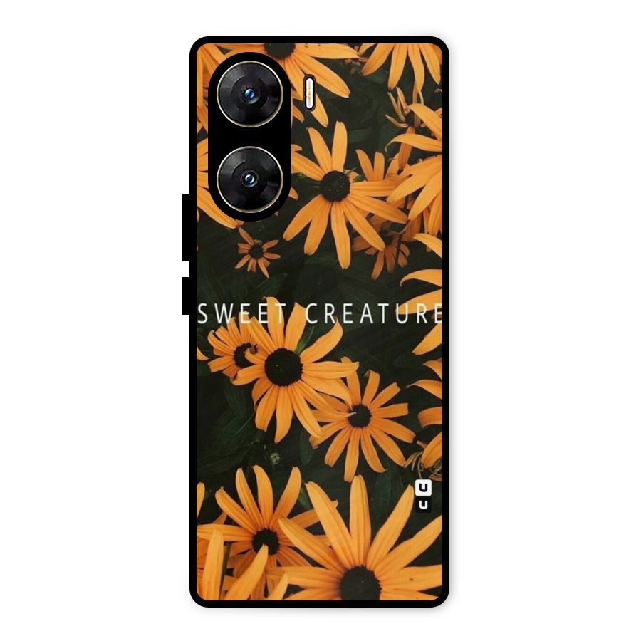 Sweet Creature Metal Back Case for Vivo V29e