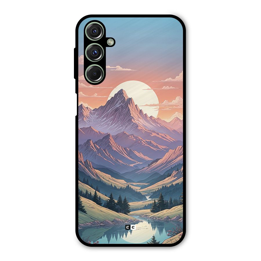 Sweet Evening Metal Back Case for Galaxy F34