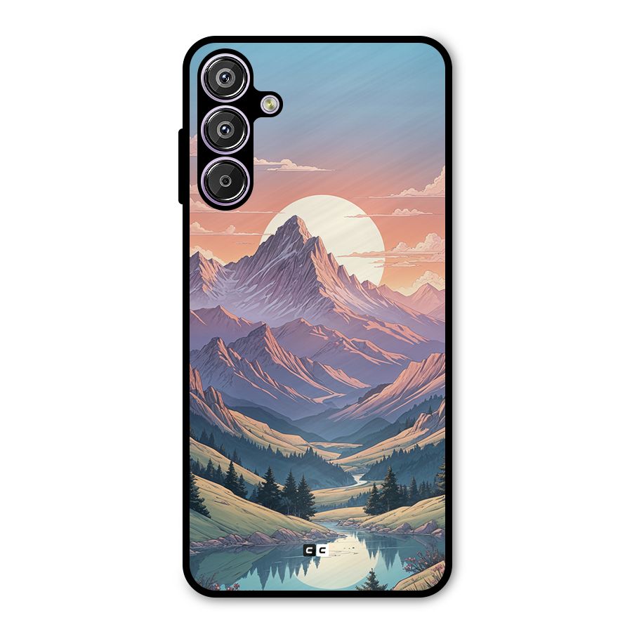 Sweet Evening Metal Back Case for Galaxy M15