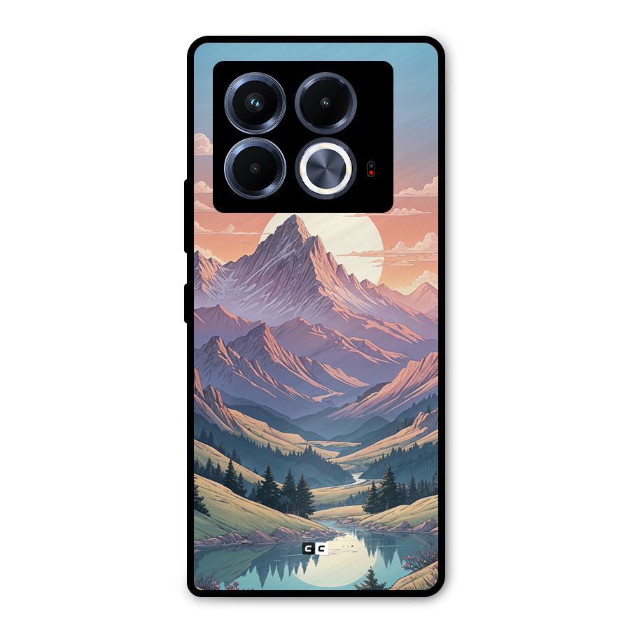 Sweet Evening Metal Back Case for Infinix Note 40 5G