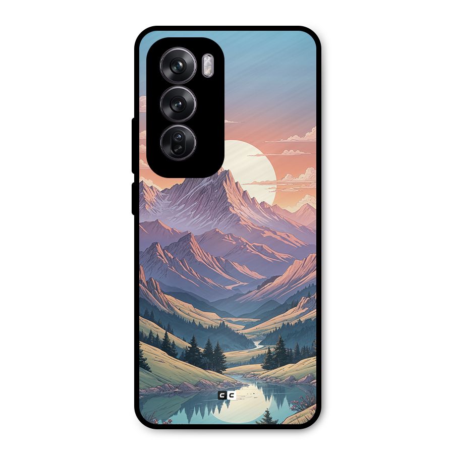 Sweet Evening Metal Back Case for Oppo Reno12 Pro