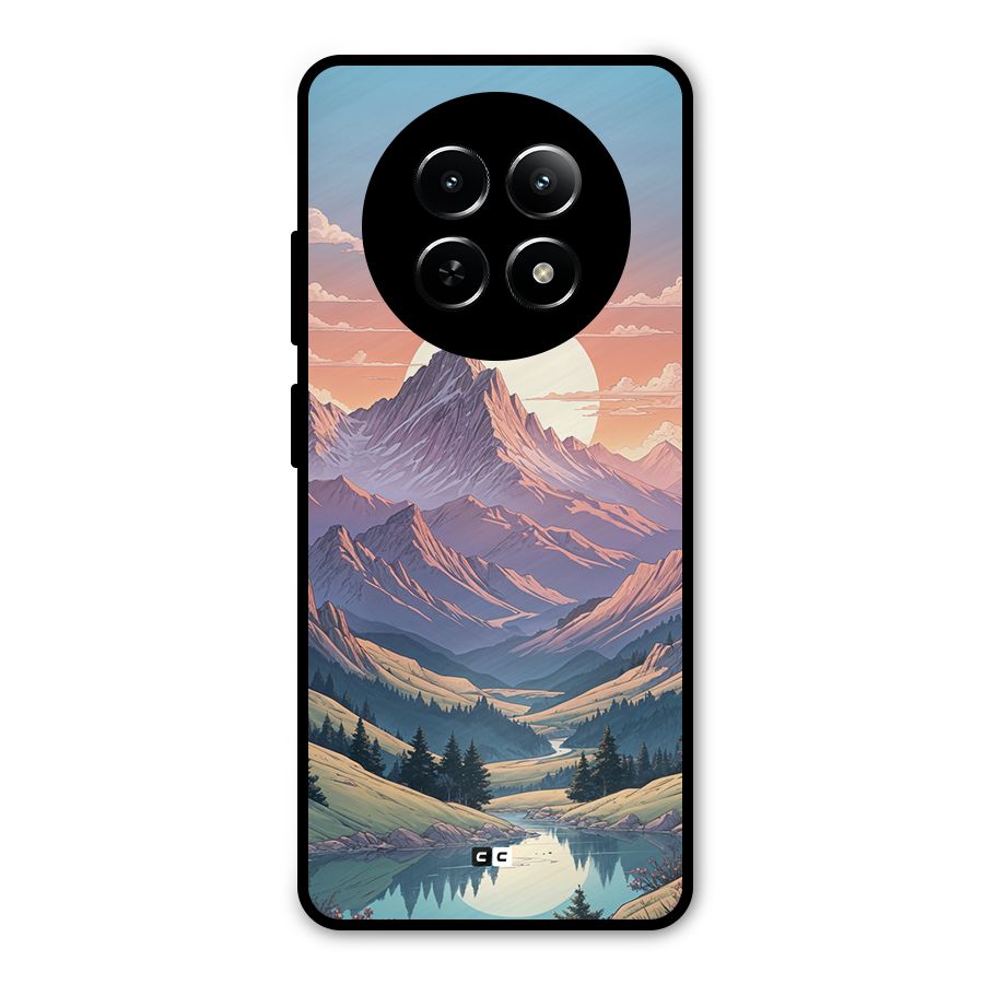 Sweet Evening Metal Back Case for Realme Narzo 70x 5G
