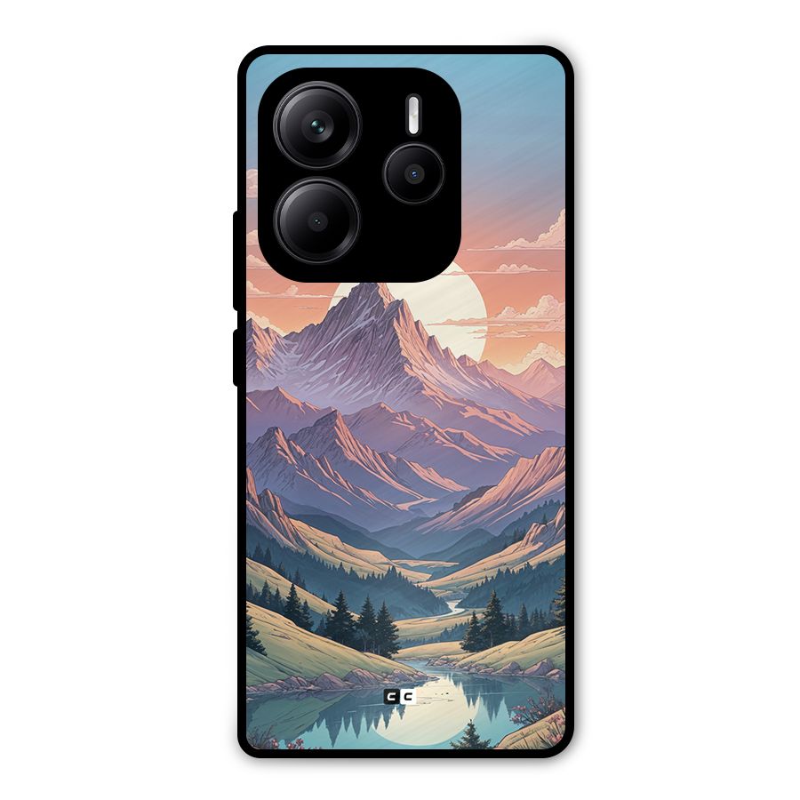 Sweet Evening Metal Back Case for Redmi Note 14 5G