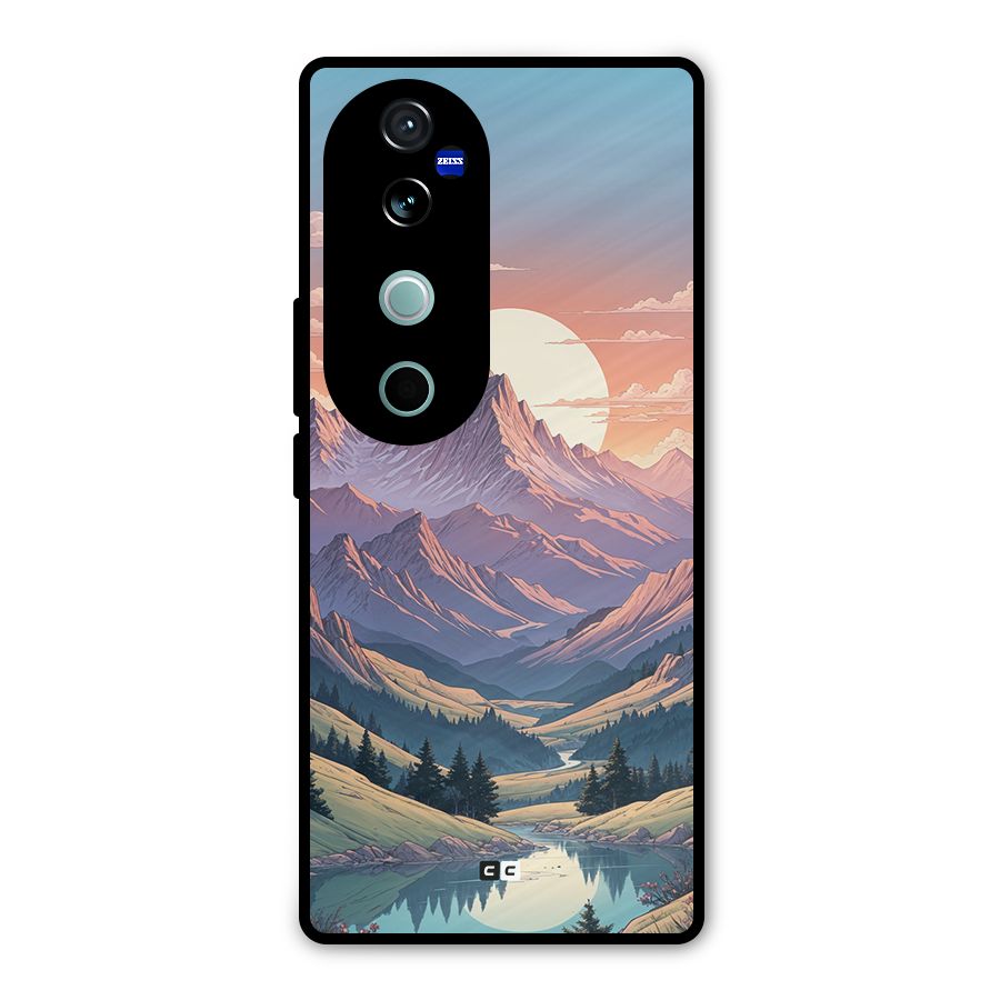 Sweet Evening Metal Back Case for Vivo V40