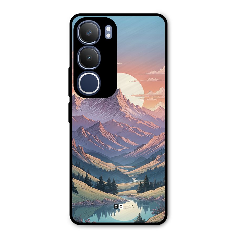 Sweet Evening Metal Back Case for Vivo Y29