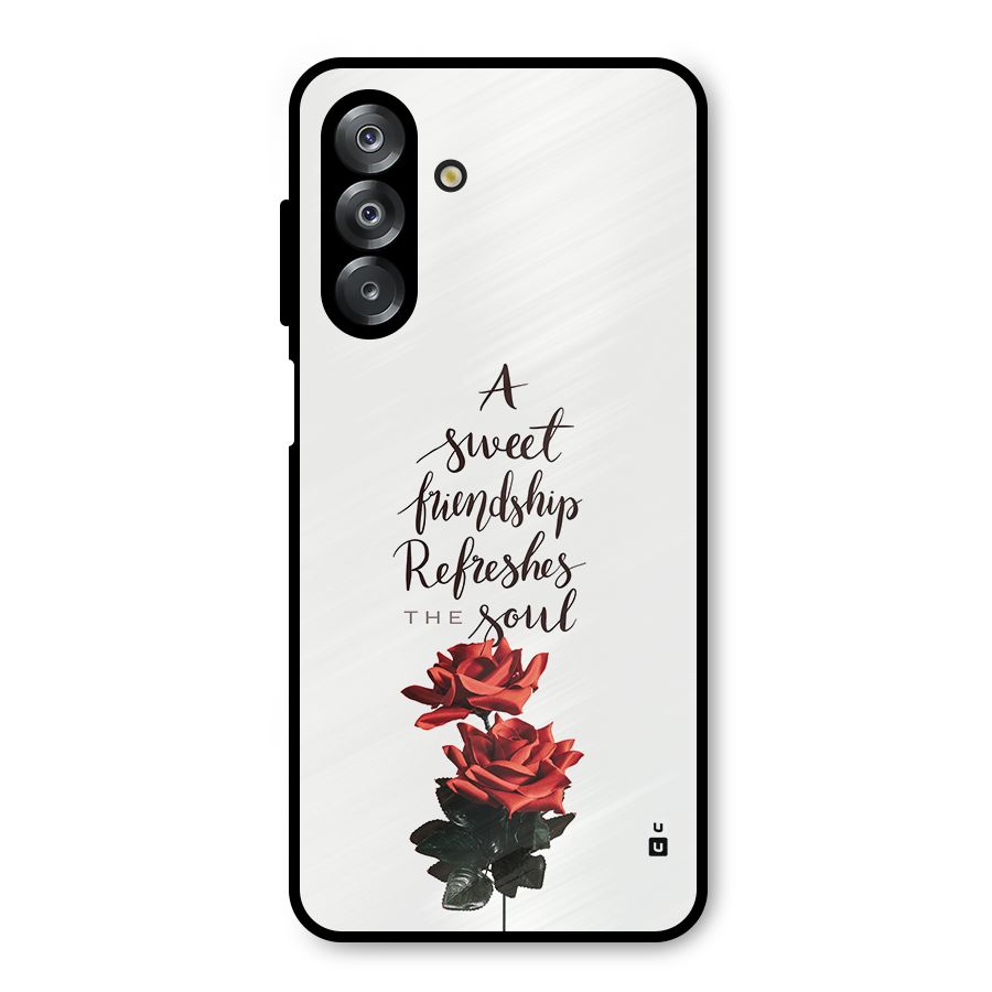 Sweet Friendship Metal Back Case for Galaxy A26