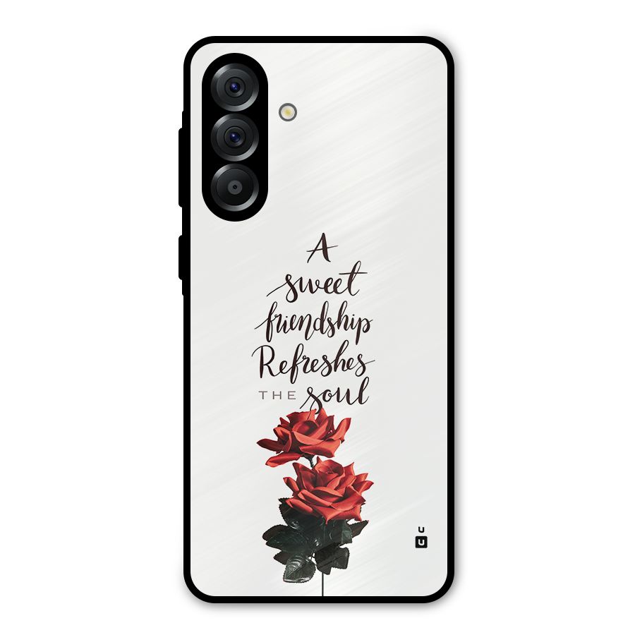 Sweet Friendship Metal Back Case for Galaxy A56
