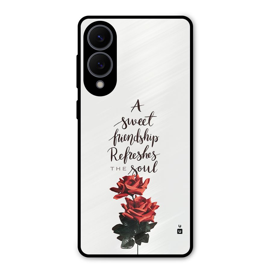 Sweet Friendship Metal Back Case for Galaxy S25 Edge