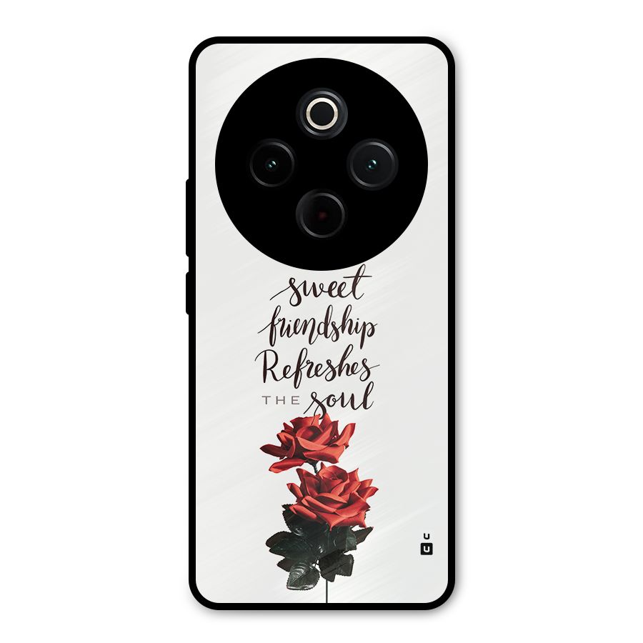 Sweet Friendship Metal Back Case for iQOO Z10