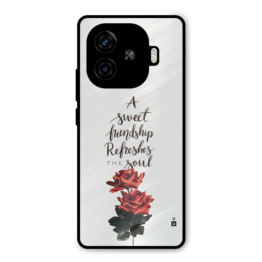 Sweet Friendship Metal Back Case for iQOO Z9 Turbo