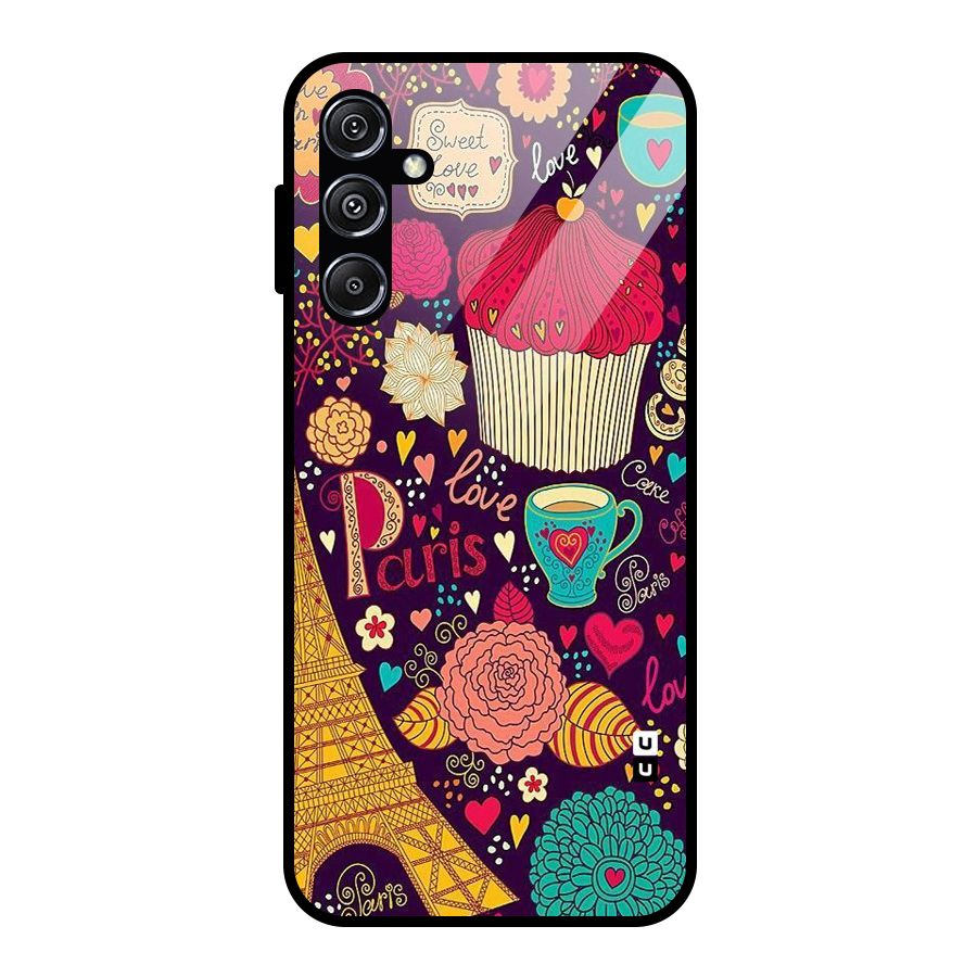 Sweet Love Glass Back Case for Galaxy M34 5G
