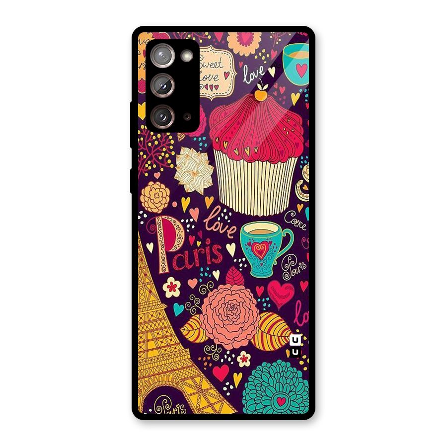 Sweet Love Glass Back Case for Galaxy Note 20