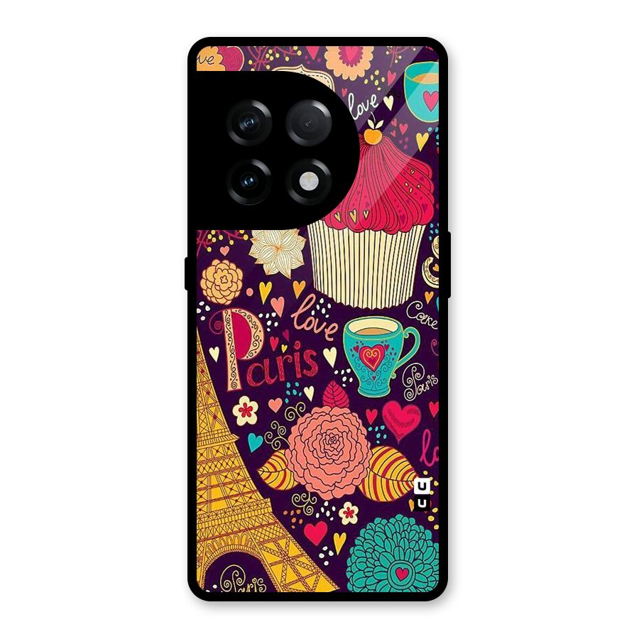 Sweet Love Glass Back Case for OnePlus 11R