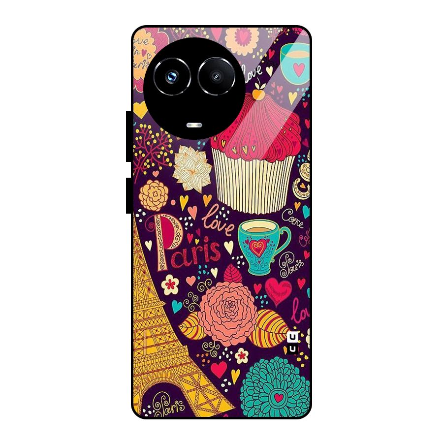 Sweet Love Glass Back Case for Realme Narzo 60X