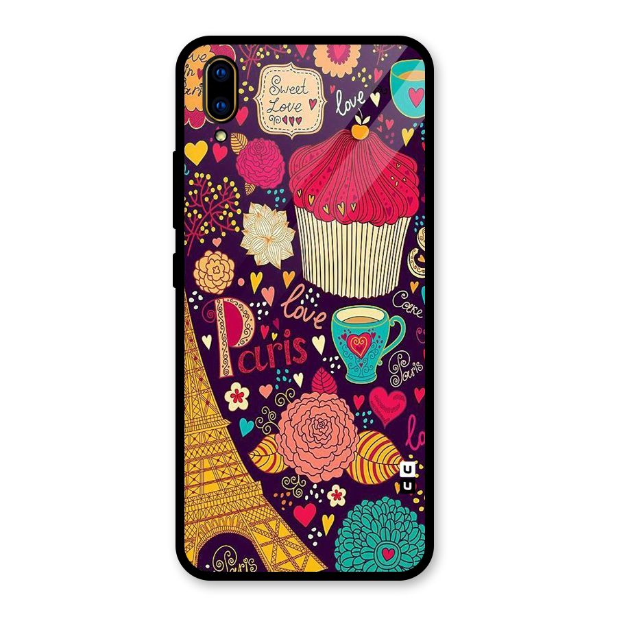 Sweet Love Glass Back Case for Vivo V11 Pro