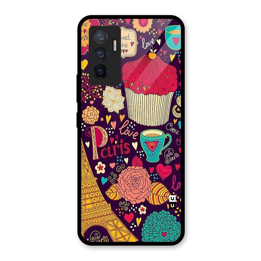 Sweet Love Glass Back Case for Vivo V23e