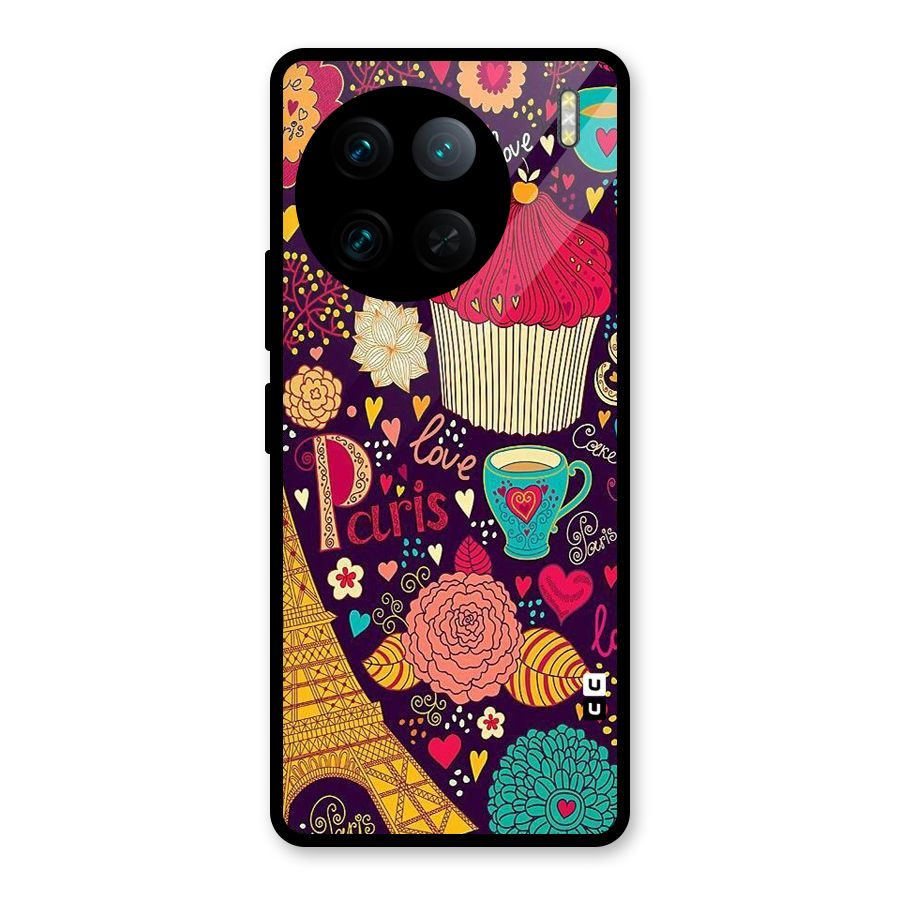Sweet Love Glass Back Case for Vivo X90 Pro