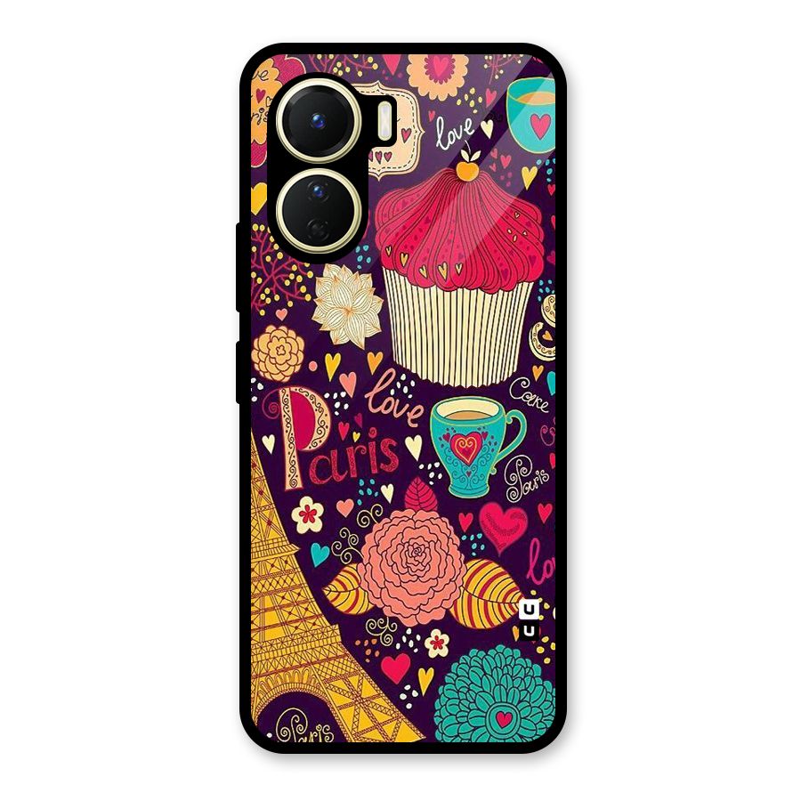 Sweet Love Glass Back Case for Vivo Y16