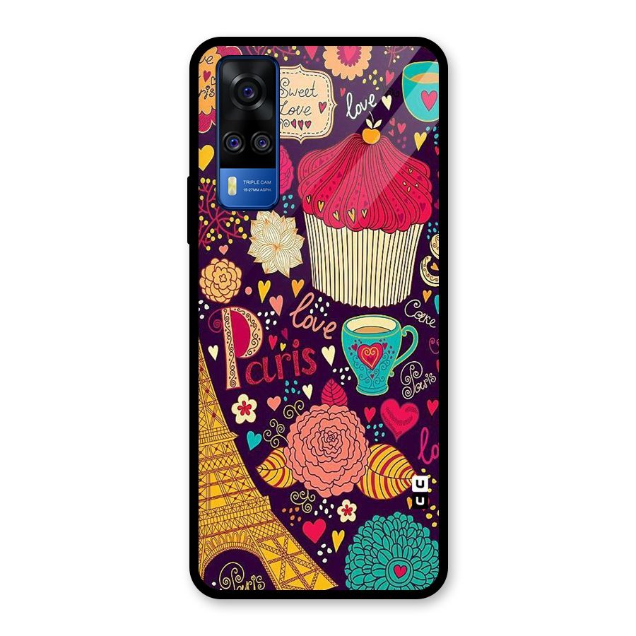 Sweet Love Glass Back Case for Vivo Y31