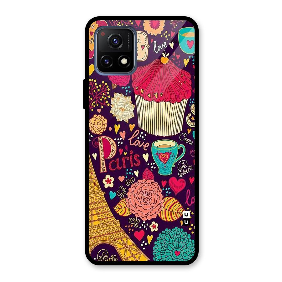 Sweet Love Glass Back Case for Vivo Y72 5G