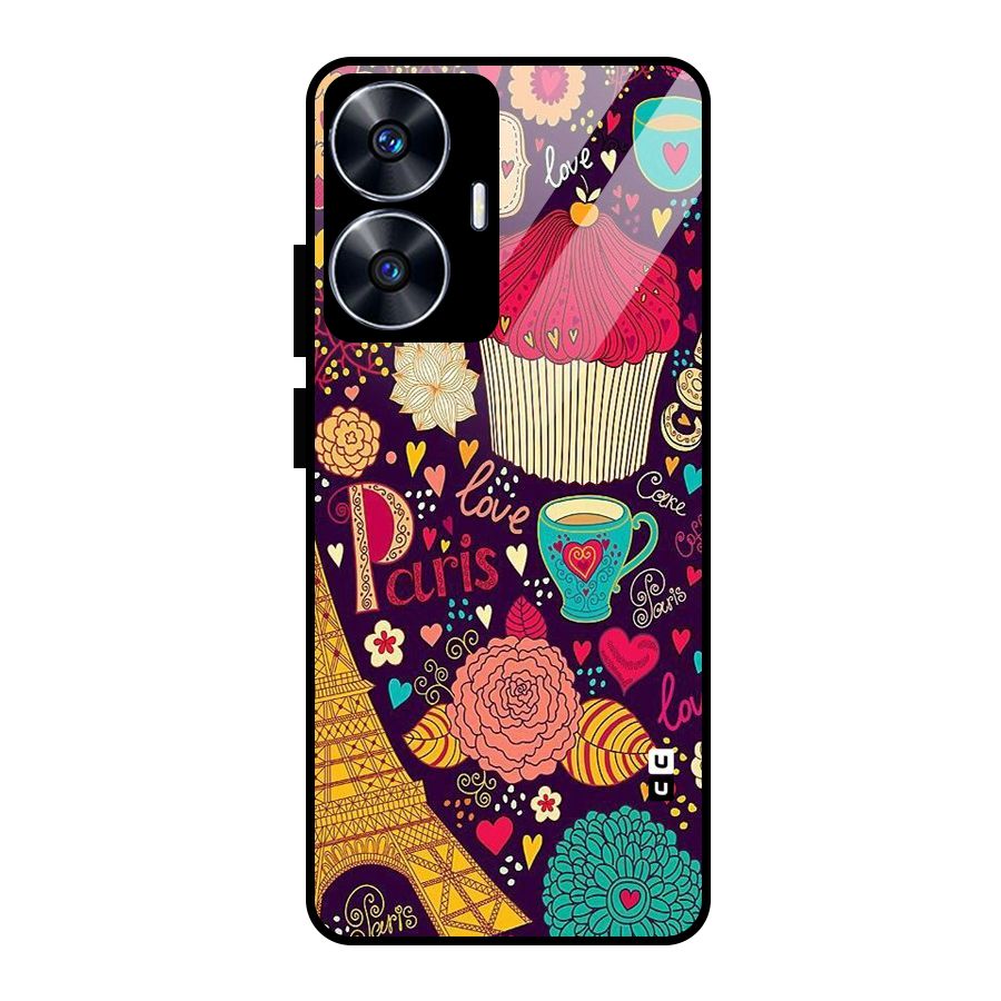 Sweet Love Glass Back Case for realme C55
