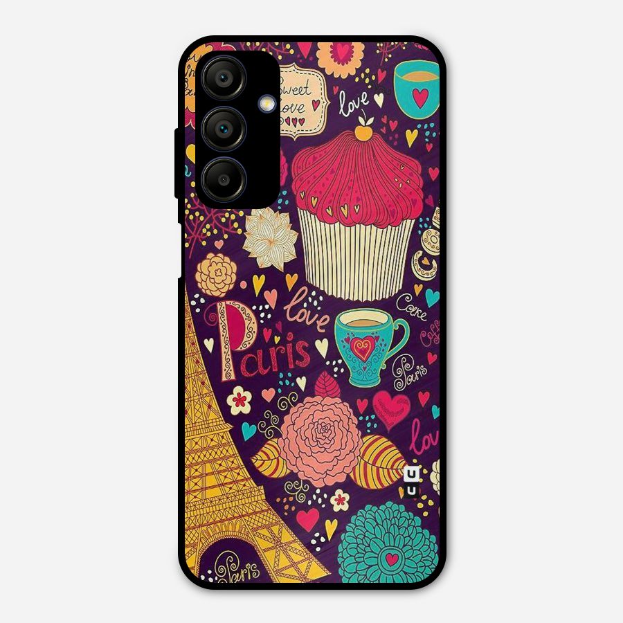 Sweet Love Metal Back Case for Galaxy A15 5G