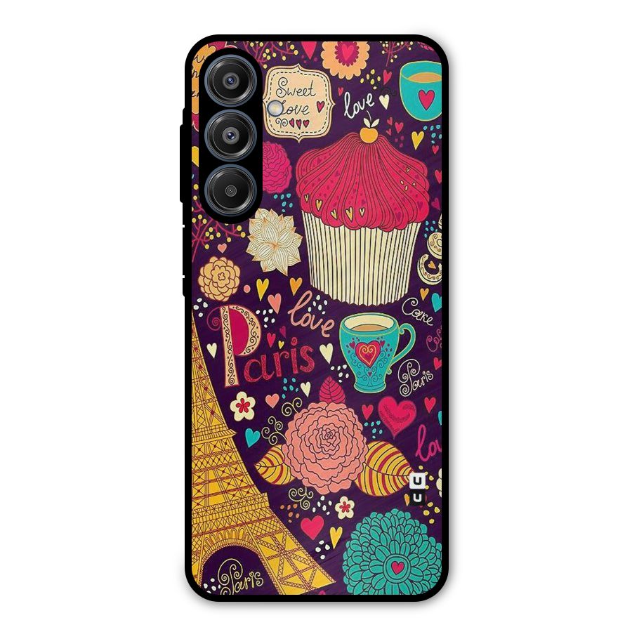 Sweet Love Metal Back Case for Galaxy A16 5G