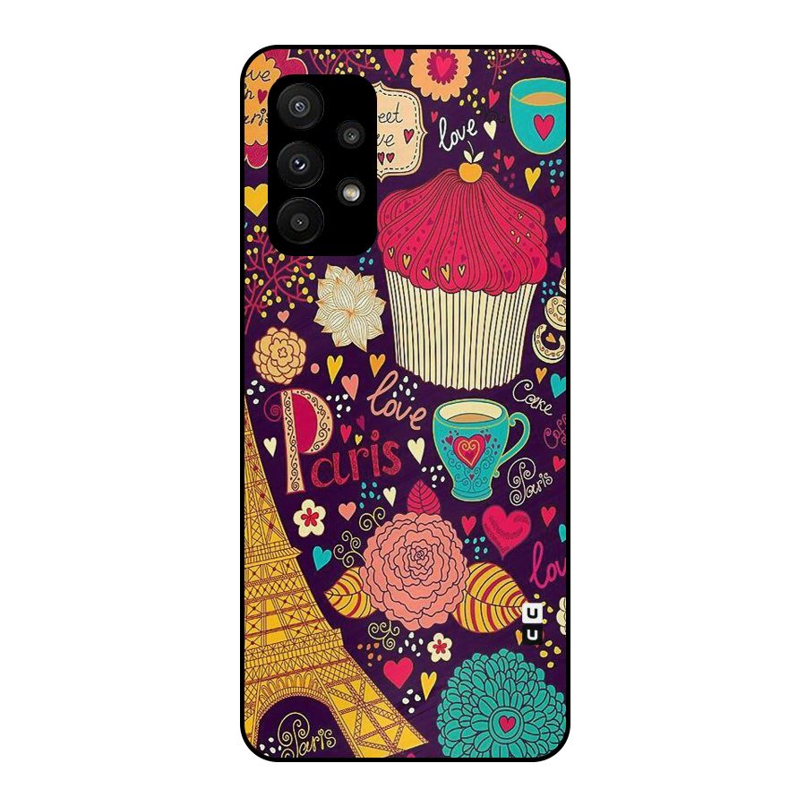 Sweet Love Metal Back Case for Galaxy A23
