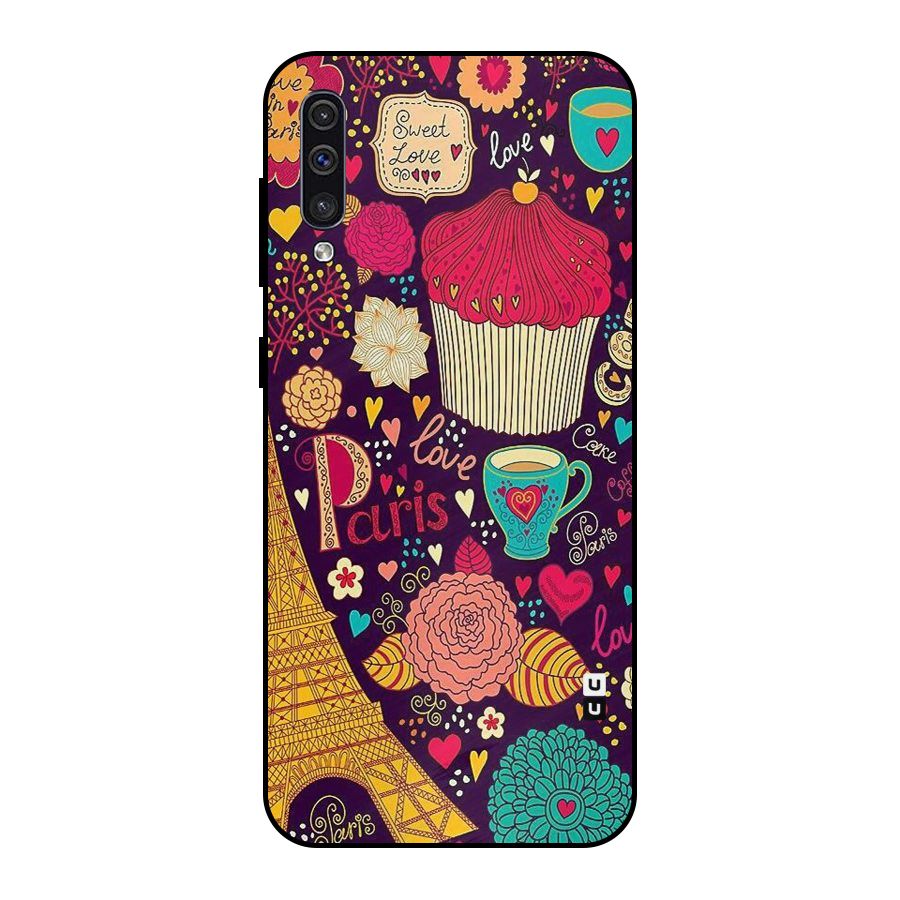 Sweet Love Metal Back Case for Galaxy A30s