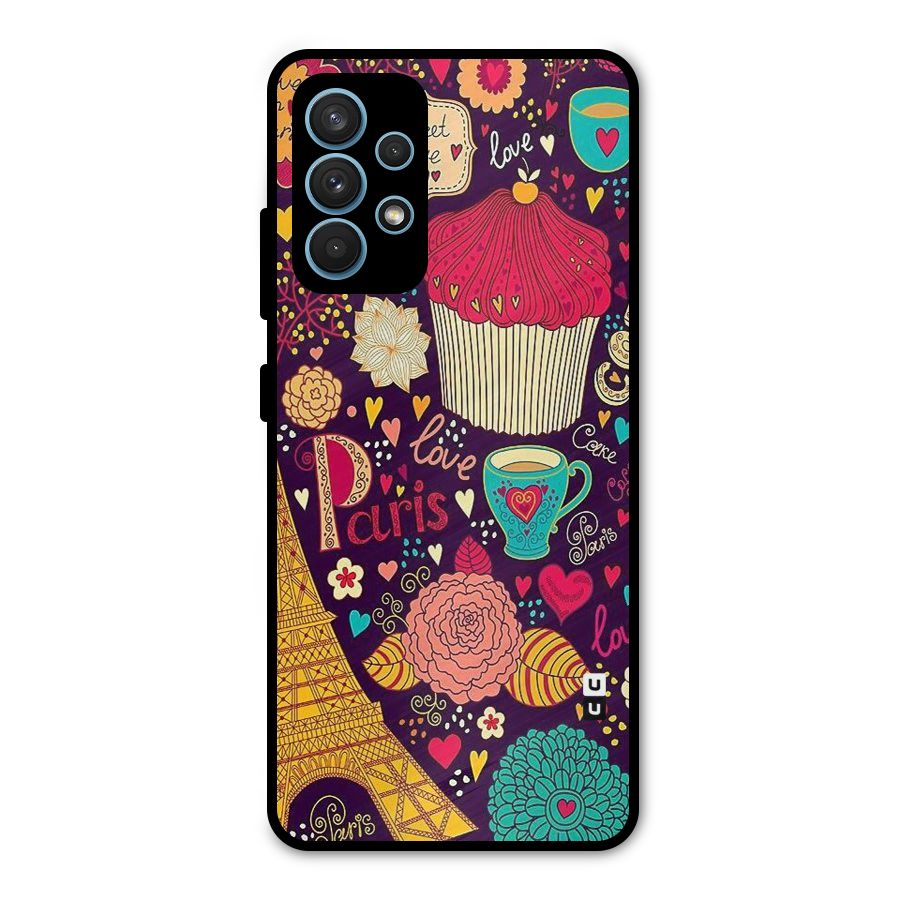Sweet Love Metal Back Case for Galaxy A32