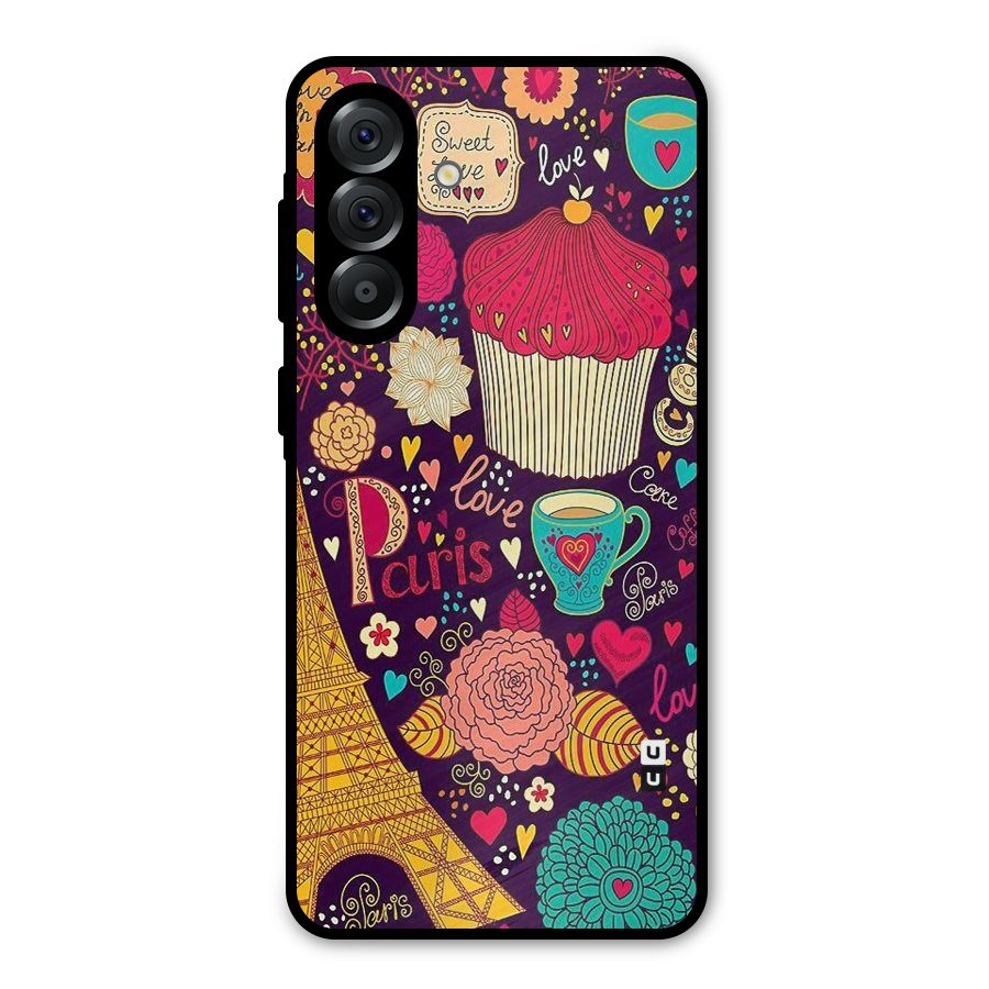 Sweet Love Metal Back Case for Galaxy A36
