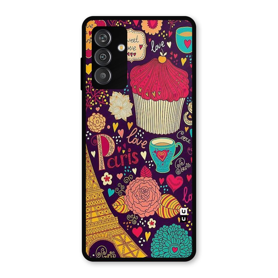 Sweet Love Metal Back Case for Galaxy F13