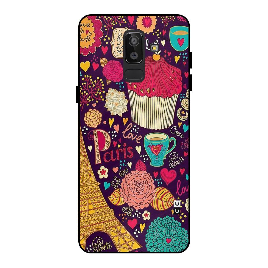 Sweet Love Metal Back Case for Galaxy J8