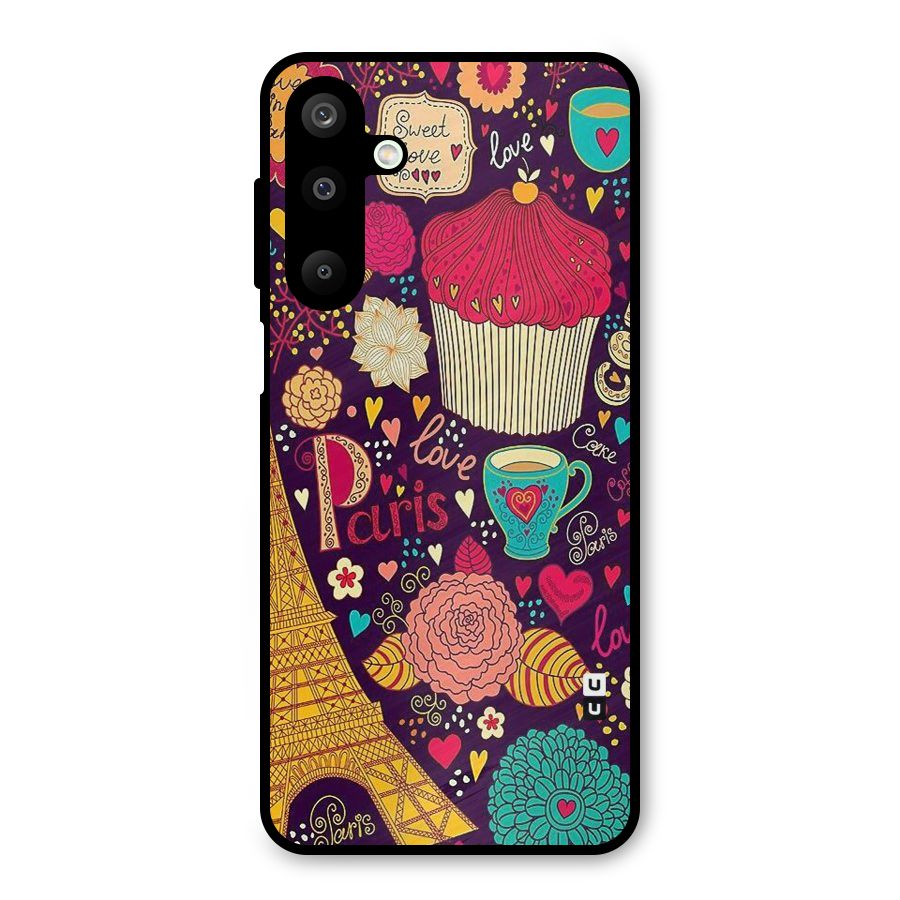 Sweet Love Metal Back Case for Galaxy M16