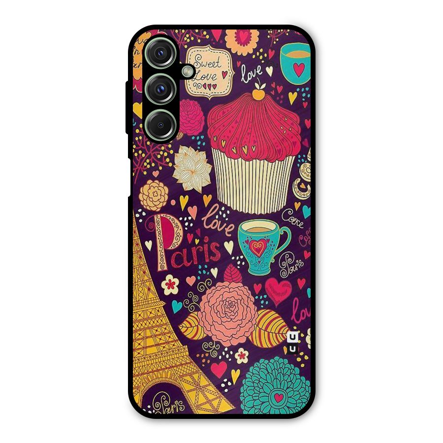 Sweet Love Metal Back Case for Galaxy M34