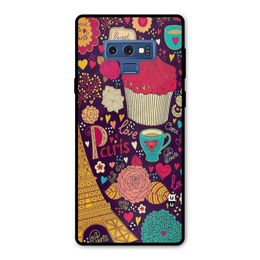 Sweet Love Metal Back Case for Galaxy Note 9