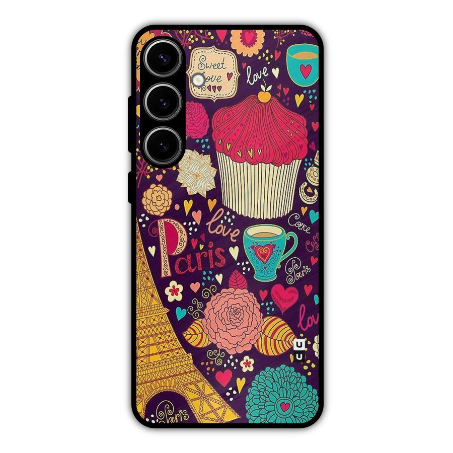 Sweet Love Metal Back Case for Galaxy S24 Plus