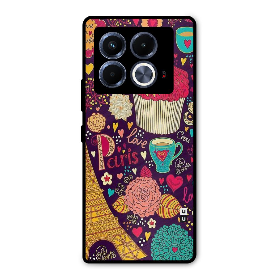 Sweet Love Metal Back Case for Infinix Note 40 5G