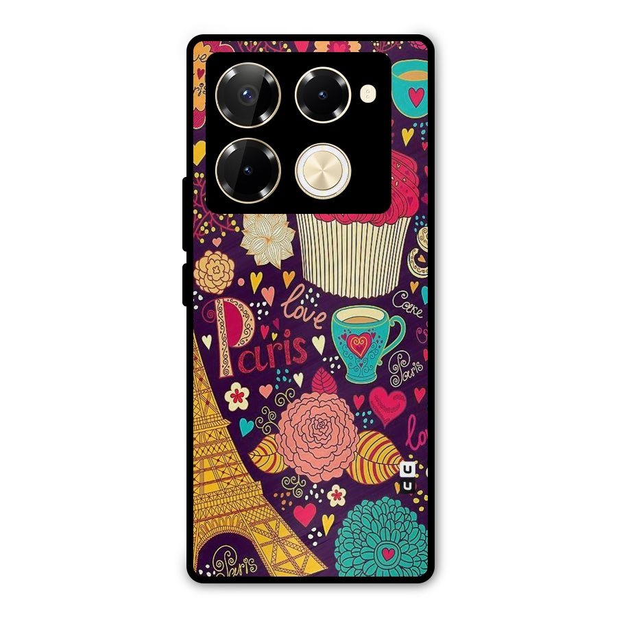 Sweet Love Metal Back Case for Infinix Note 40 Pro Plus