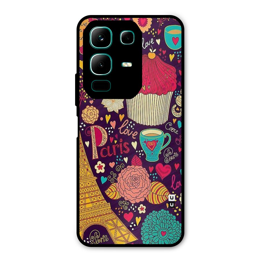 Sweet Love Metal Back Case for Infinix Note 50x