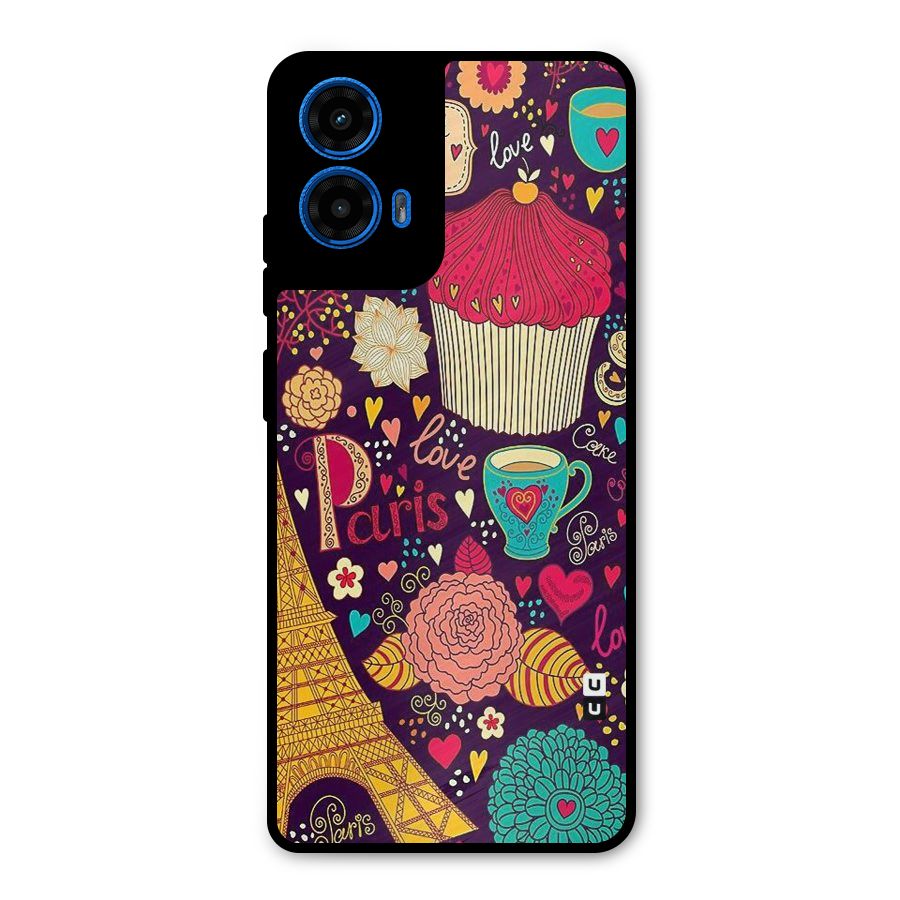 Sweet Love Metal Back Case for Moto G45