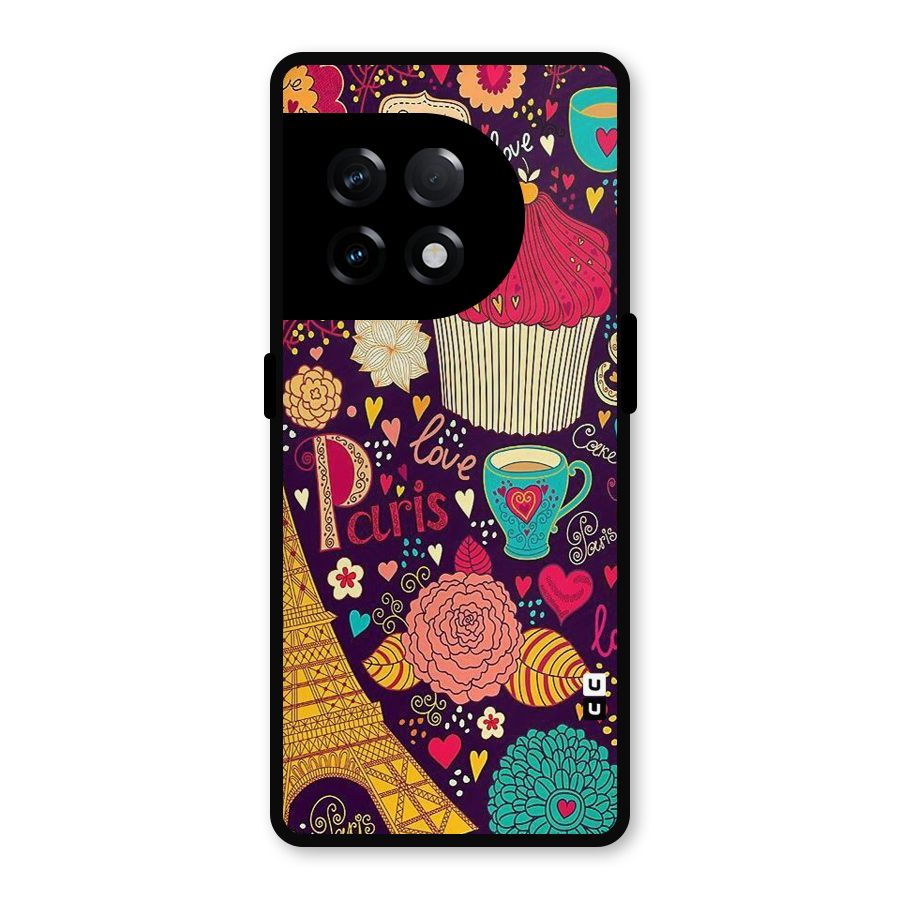 Sweet Love Metal Back Case for OnePlus 11R
