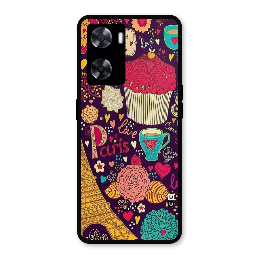Sweet Love Metal Back Case for Oppo A77s