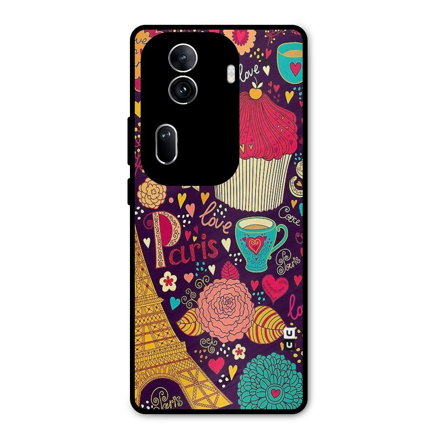 Sweet Love Metal Back Case for Oppo Reno11 Pro 5G