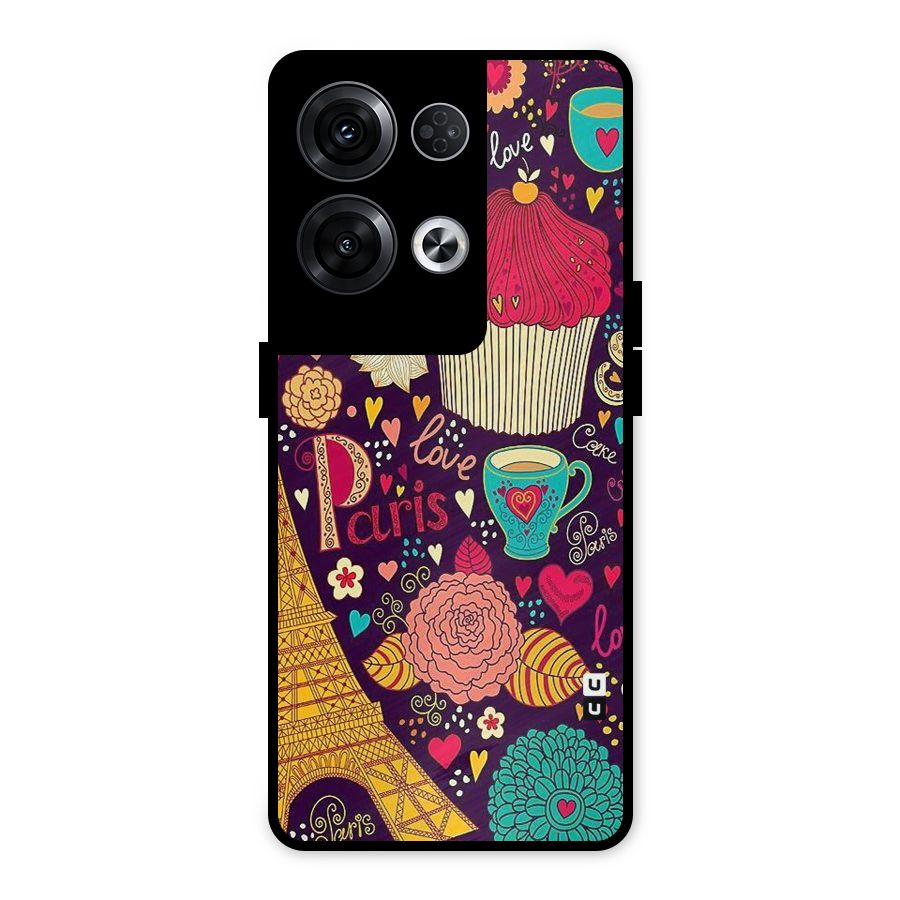 Sweet Love Metal Back Case for Oppo Reno8 Pro 5G