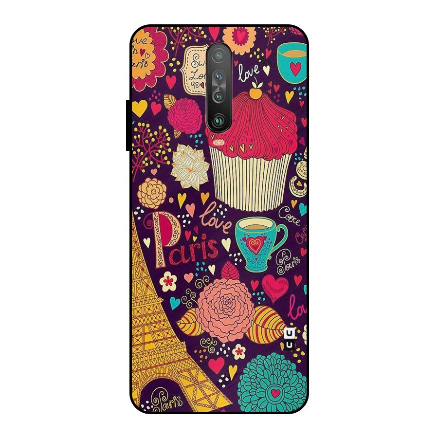 Sweet Love Metal Back Case for Poco X2