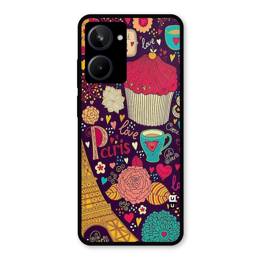 Sweet Love Metal Back Case for Realme 10