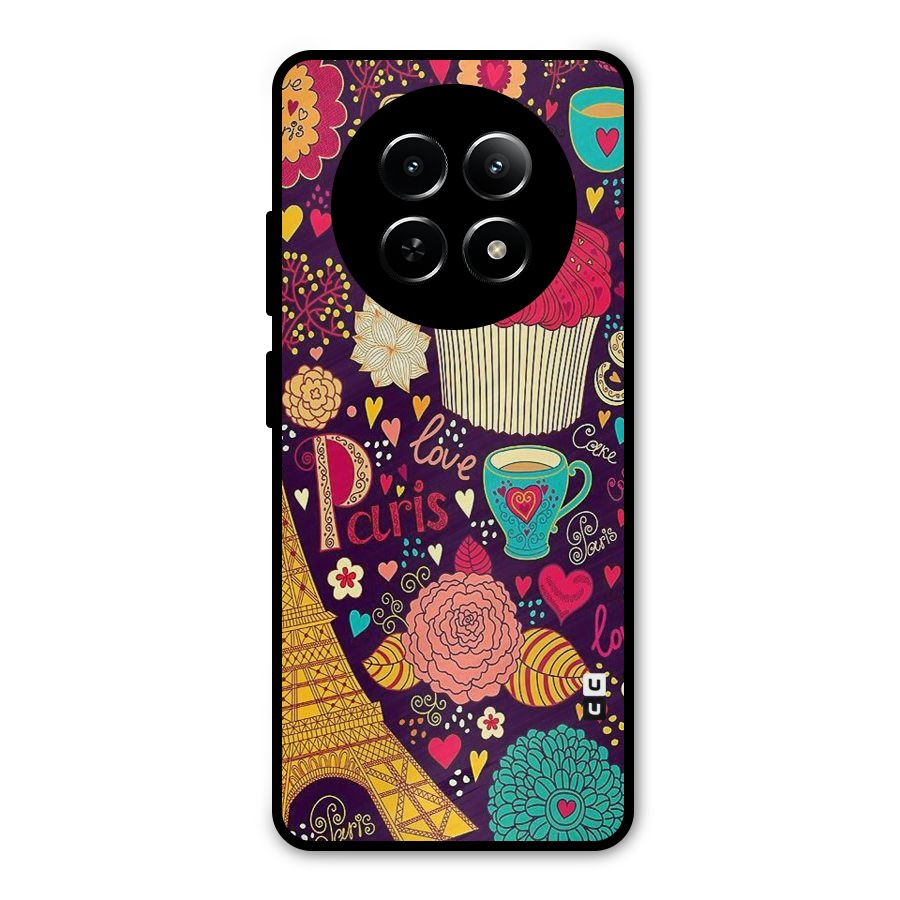 Sweet Love Metal Back Case for Realme 12x 5G
